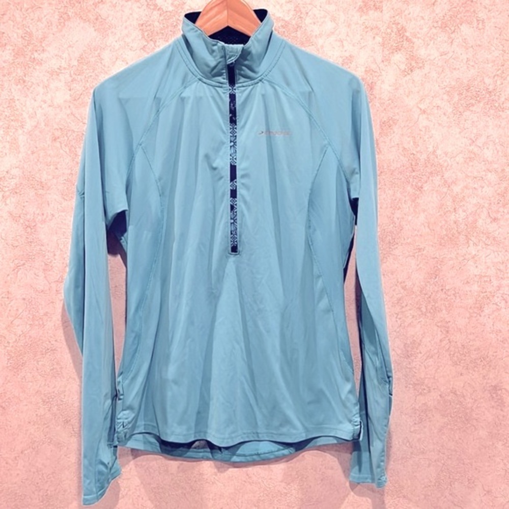 Brooks Running Women’s Athletic Long Sleeve‎ 1/2 Zip  Size L